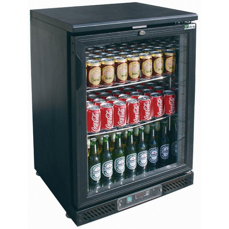 Arrière-bars - 1 porte vitrée battante - 140 litres