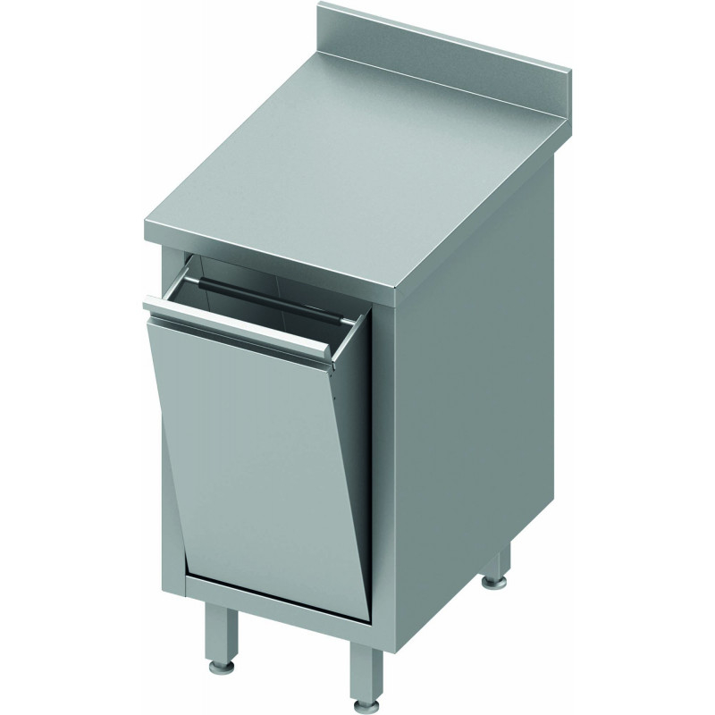 Meuble Bas Inox Adossé - Porte Basculante - Gamme 600 - Stalgast
