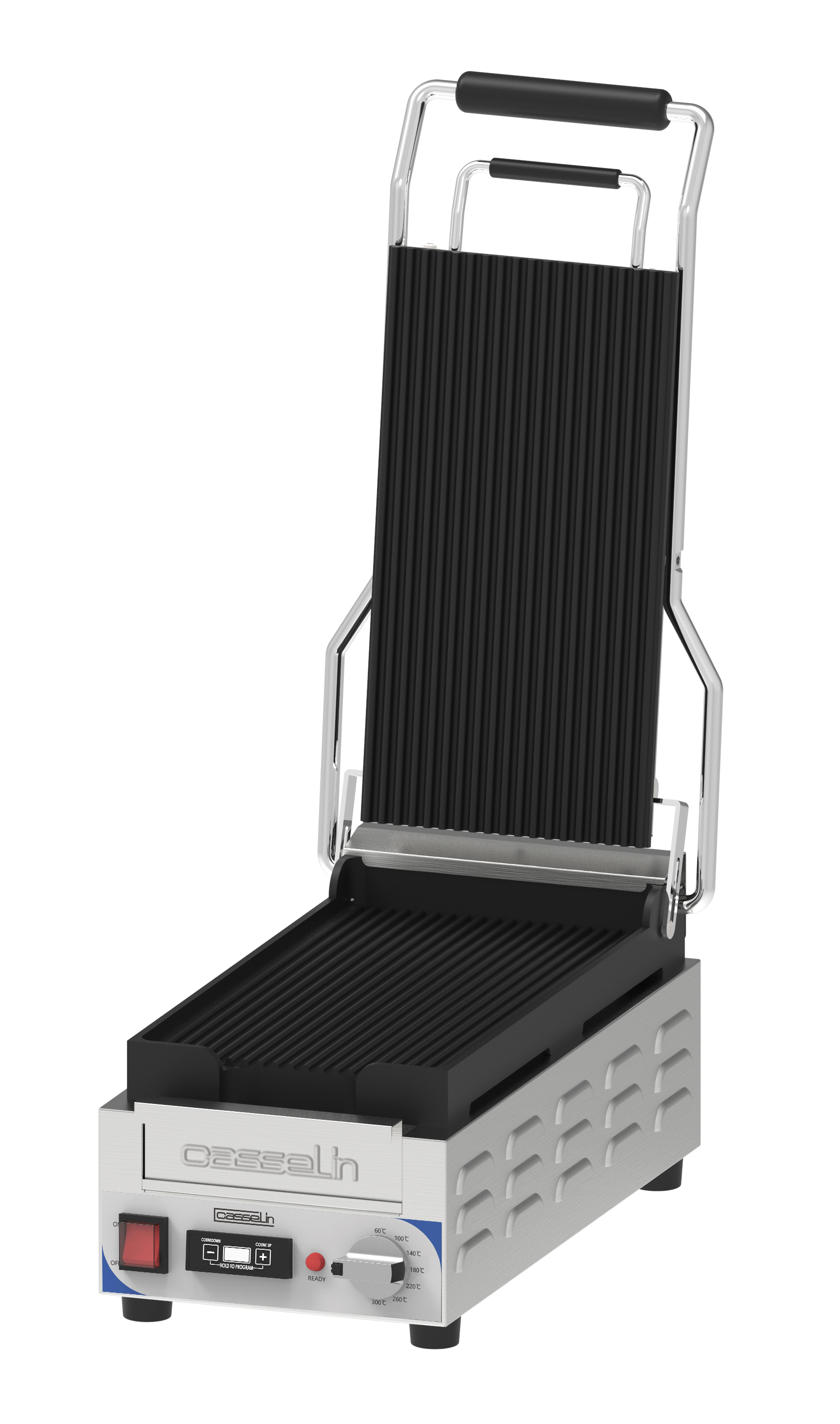 Grill Panini Compact Premium Rainurée - Rainurée Avec Minuteur