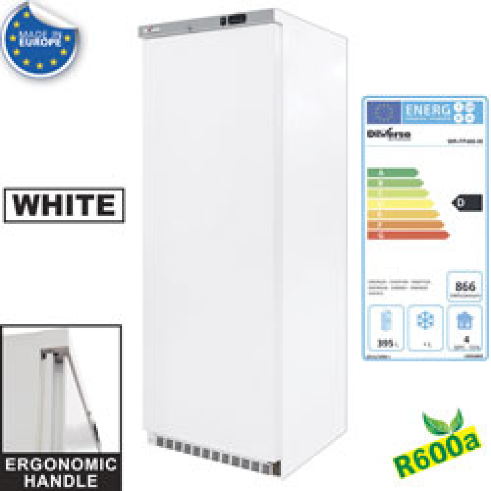 Armoire frigorifique, ventilée, 400 Litres, en Blanc