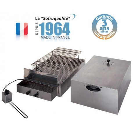Fumoir électrique - 2 étages - L 715 mm - Sofraca