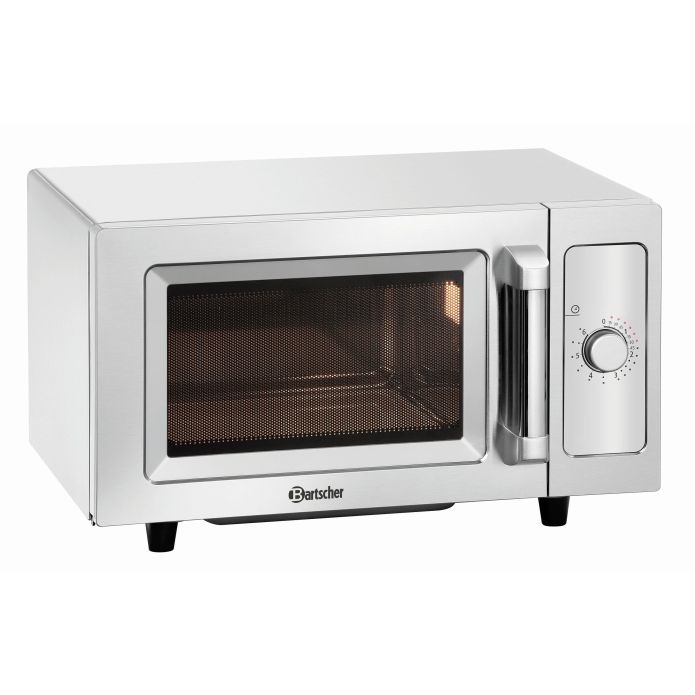Four Micro-Ondes Inox Manuel 5 Niveaux de Puissance 1050 W - Stalgast