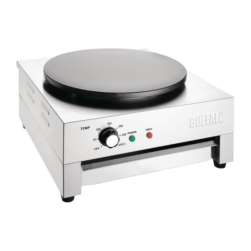 Crêpière Professionnelle En Fonte Antiadhésive Ø 400 Mm - Buffalo