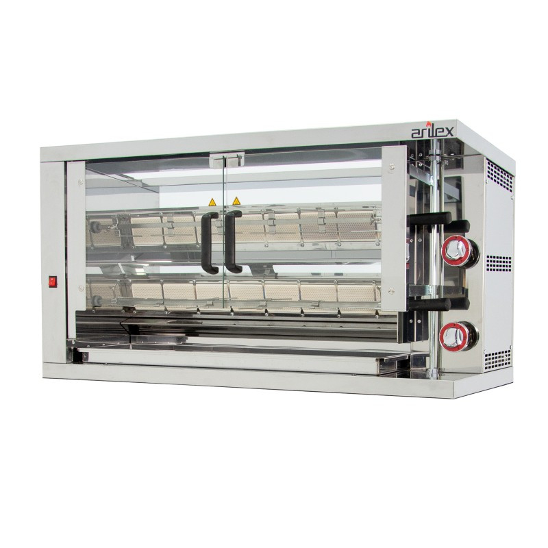 Rôtissoire à Gaz avec 2 Broches - Arilex