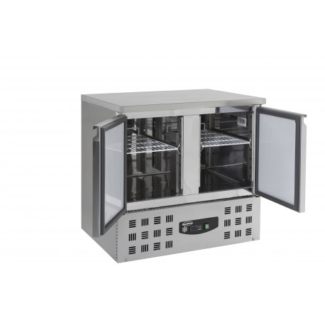 Table Réfrigérée Positive 2 Portes - 257 Litres - Combisteel