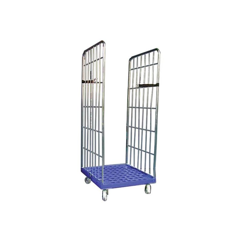 ROLLCONTAINER AVEC BASE PLASTIQUE SUR ROULETTES - L2G