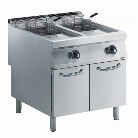Friteuse Gaz Sur Meuble - 2 X 15 Litres - 14 KW - Combisteel