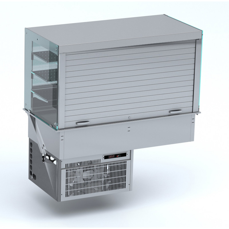Vitrine Réfrigérée Drop-In Murale Self-Service Verrouillable - 3 x GN 1/1 - Combisteel