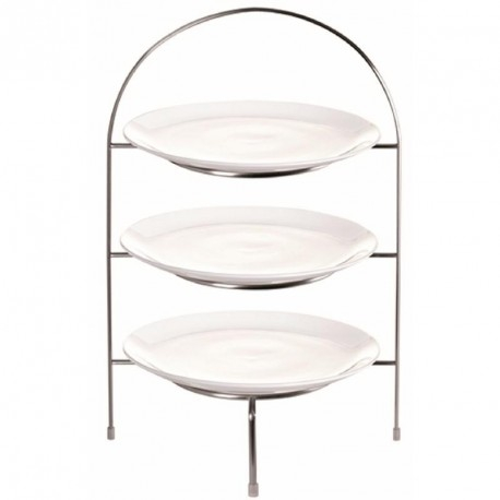 Présentoir salon de thé pour 3 assiettes maxi 210 mm - Olympia