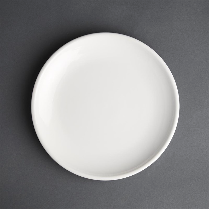 Assiette plate blanche Olympia Café 205mm - Lot de 12
