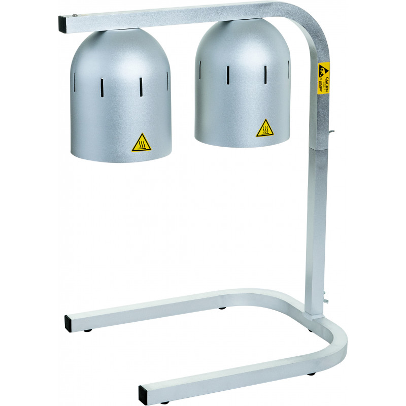 Lampe Chauffante Double Aluminium sur Pied - Stalgast