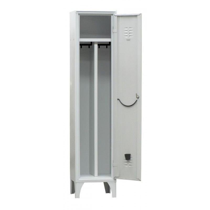 ARMOIRE VESTIAIRE INDUSTRIE SALISSANTE ACIER SUR PIEDS - L2G