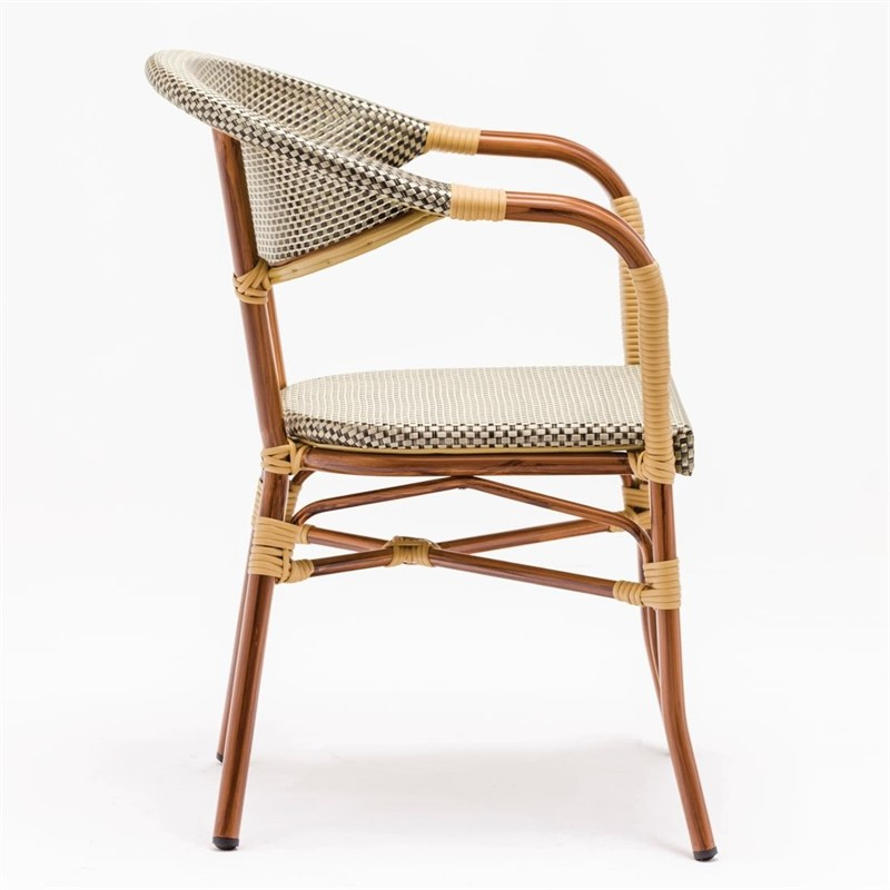 Chaise en aluminium et textilène