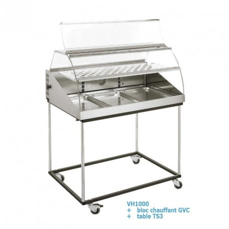 Vitrine d'exposition neutre - 110 litres - Furnotel