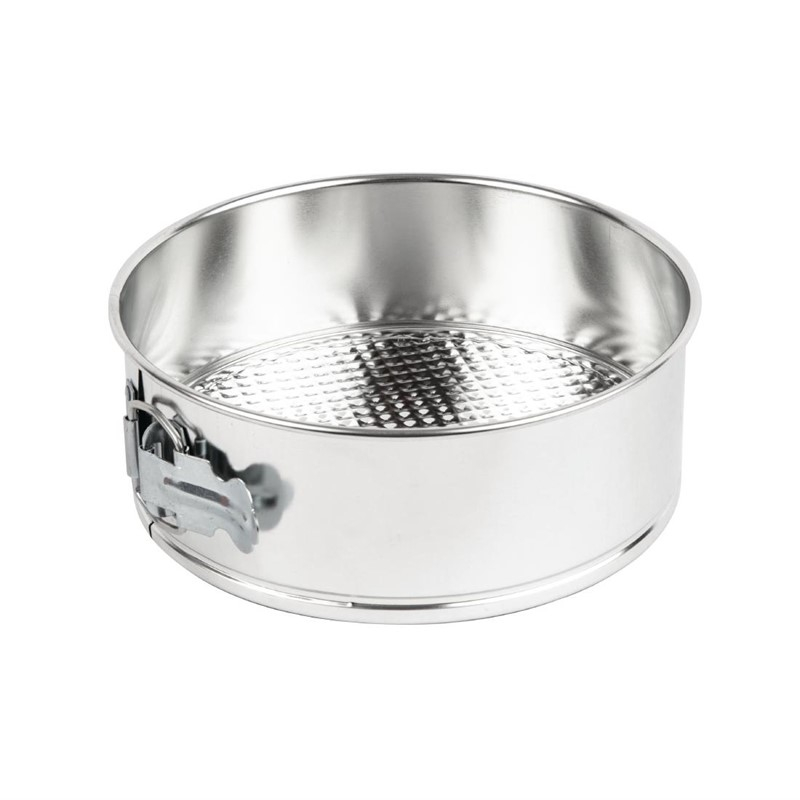 Moule rond à charnière en fer blanc 220mm