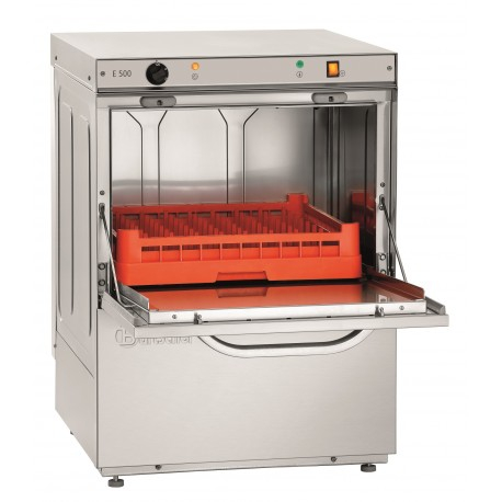Lave Vaisselle Professionnel Avec Pompe À Eau Savonneuse - 3,4 KW -Panier 500x500 Mm - Bartscher