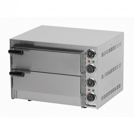 Four À Pizza Double Électrique Professionnel - Diamètre 35 Cm - 2,7 KW - Bartscher