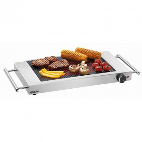 Plancha Vitro Rainurée Électrique - Bartscher