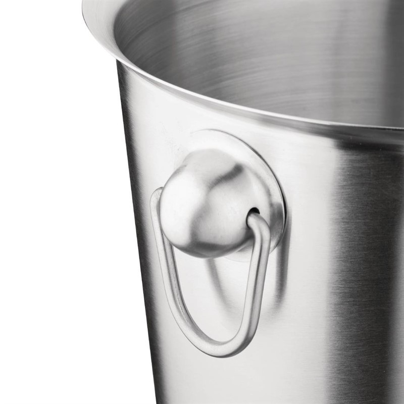 Seau à champagne en inox brossé professionnel 3,78 L - Olympia