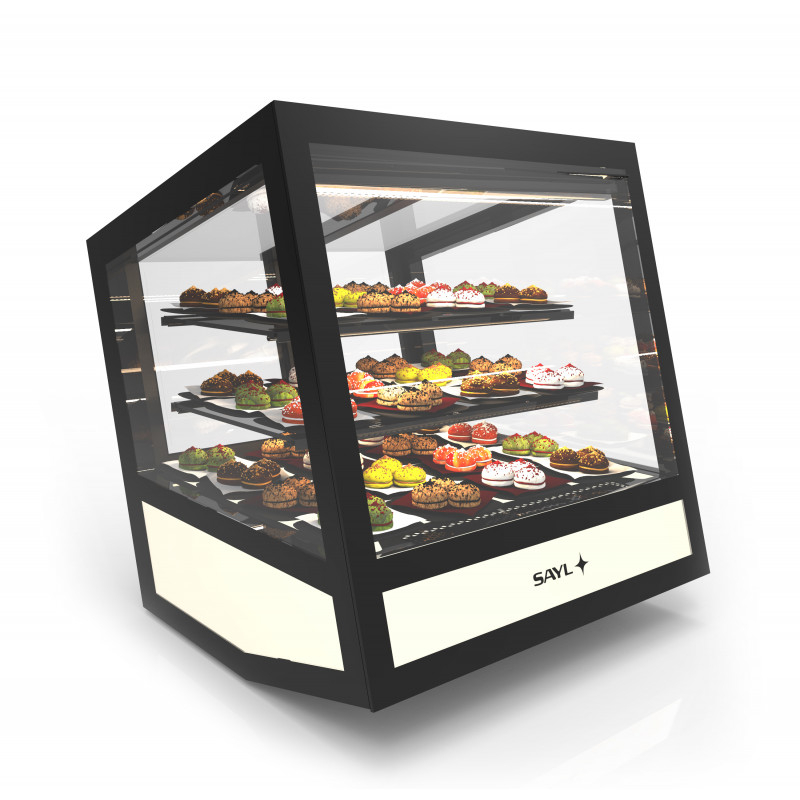 Vitrine Réfrigérée Cubique À Poser Série QBO - 620x670 Mm