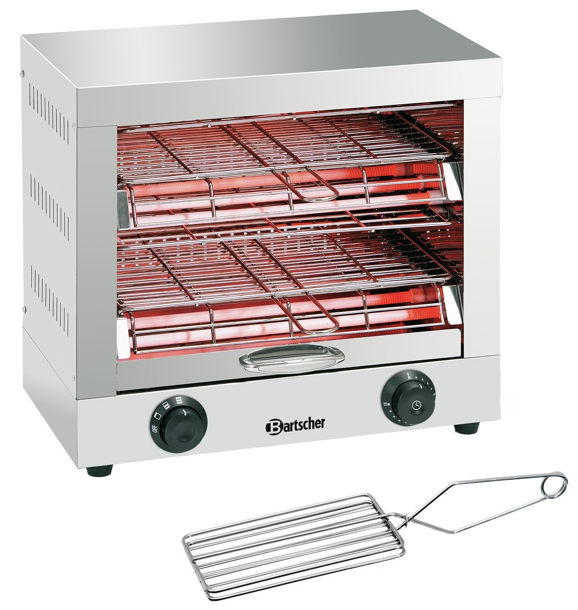 Appareil toaster/gratiner, double