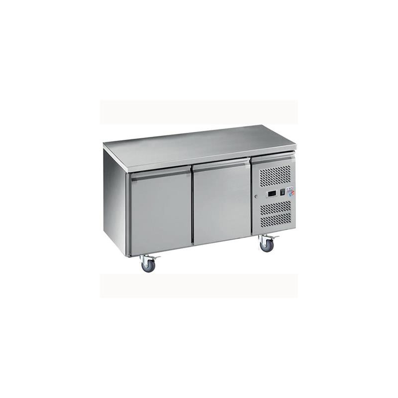 DESSERTE REFRIGEREE INOX CENTRALE -2/+8°C DESSUS - L2G