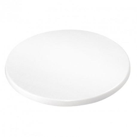 Plateau de table rond 600 mm blanc - Bolero