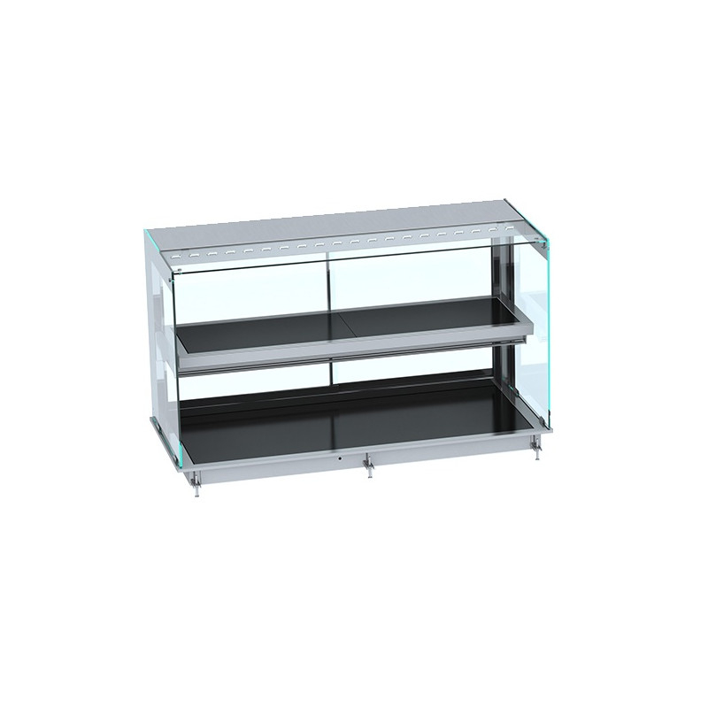 Vitrine Chaude Drop-In Plaque Vitrocéramique Noire - 3 GN 1/1 - Combisteel