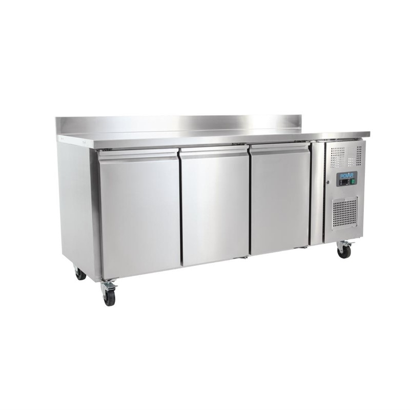 Table réfrigérée 3 portes avec dosseret 417L