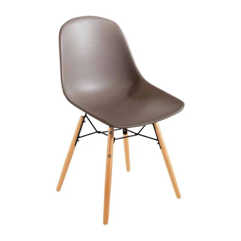 Chaise Moulée Café - Lot De 2 - Bolero
