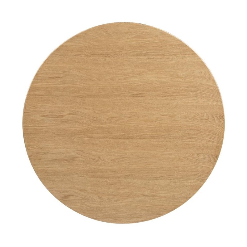 Plateau de Table Rond Pré-Percé Coloris Frêne Naturel 600mm - Bolero