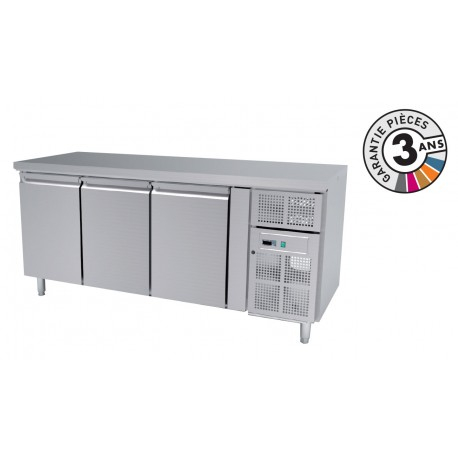 Desserte réfrigérée positive 386 L - 3 portes - Avec groupe logé - Nosem
