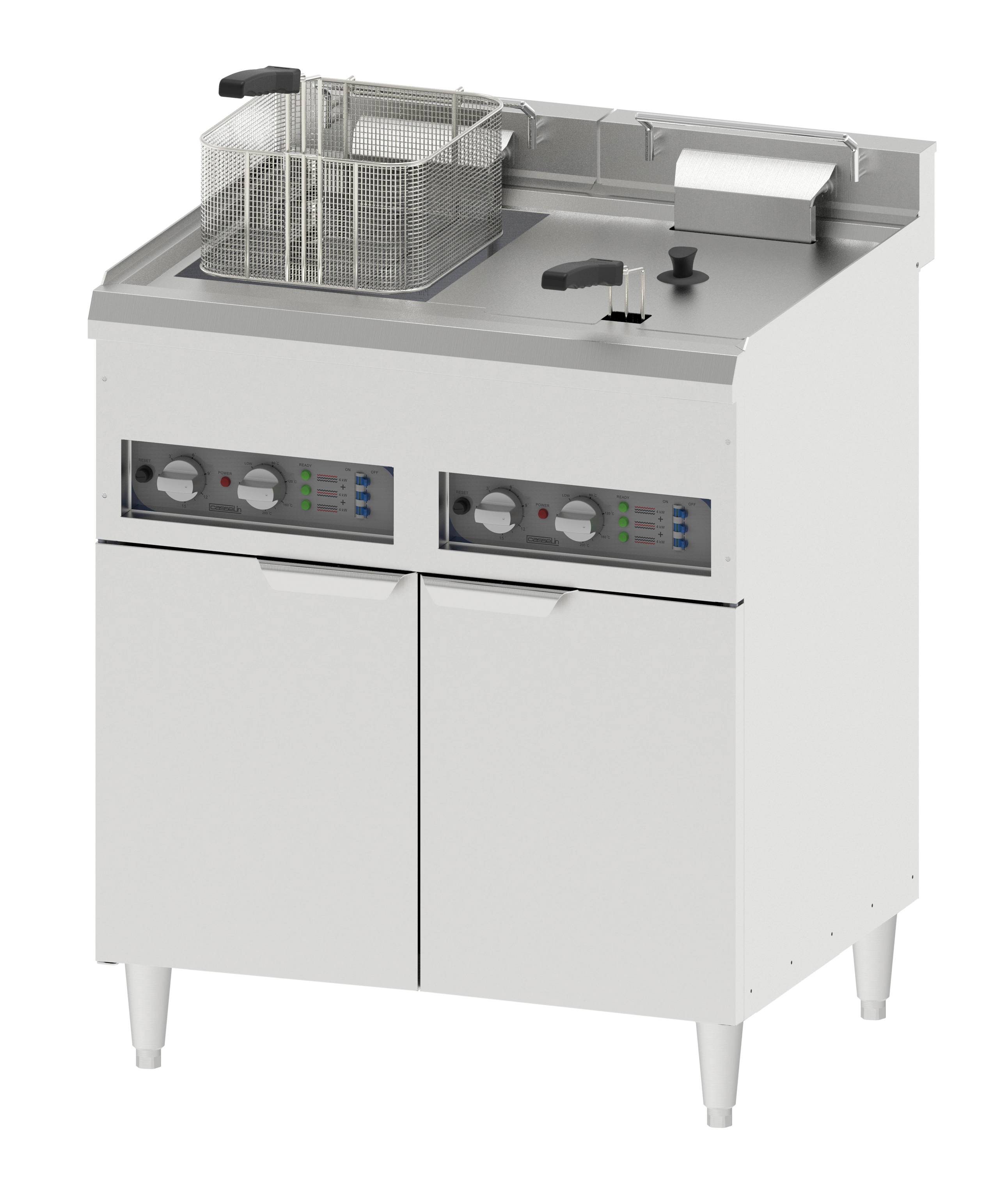 Friteuse Électrique Sur Pieds 2 X 16 Litres