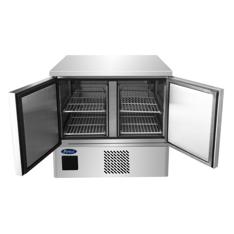 Table Réfrigérée Négative Inox 210 L - 2 Portes GN1/1 - Atosa