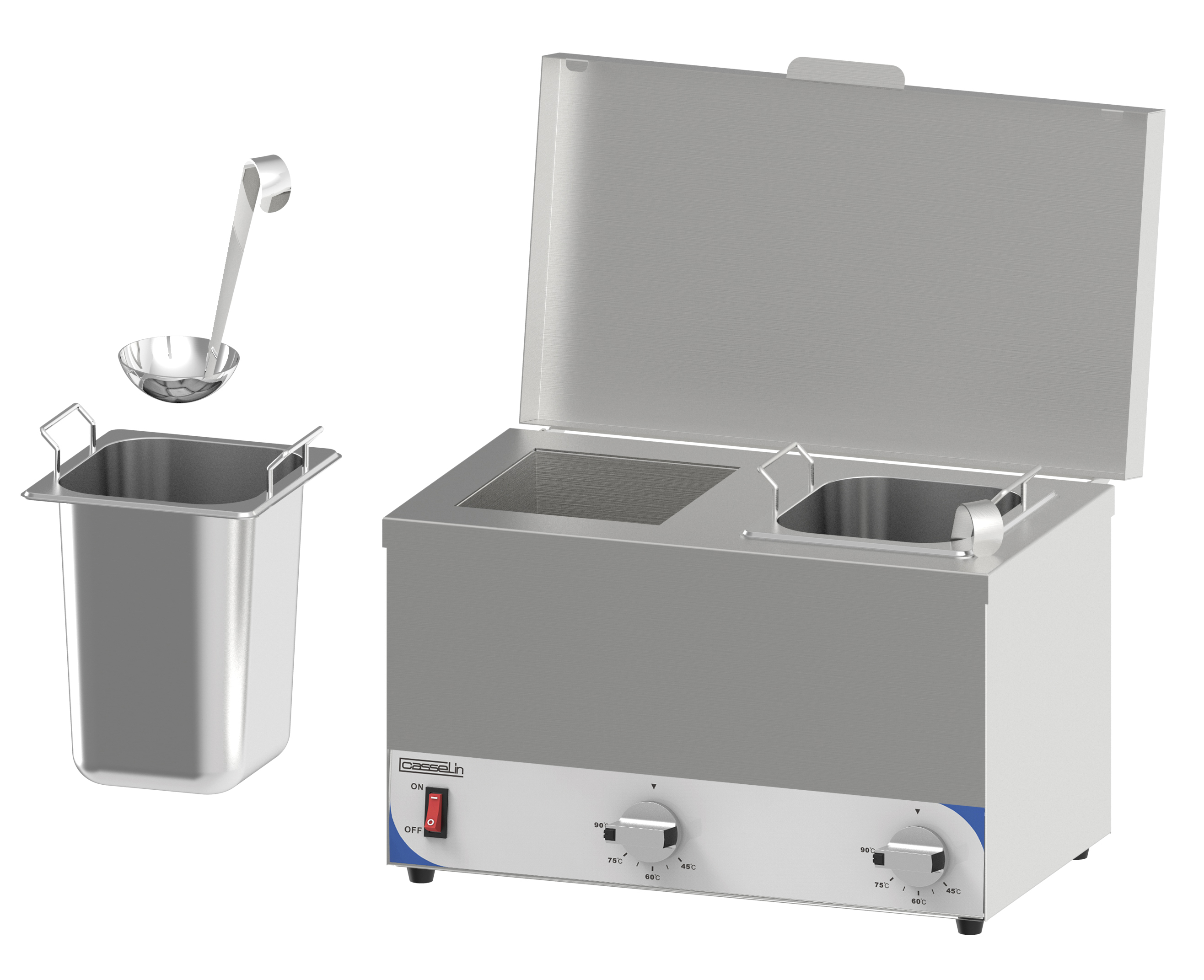 Bain Marie À Sauce Compact 2 Cuves