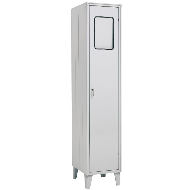 ARMOIRE A LINGE SALE SUR PIEDS AVEC TRAPPE - L2G