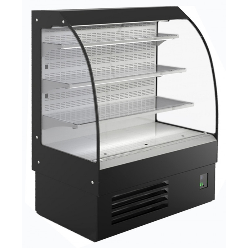 Vitrine Réfrigérée Murale Libre-Service Noire - L 1000 à 1500 mm - Combisteel