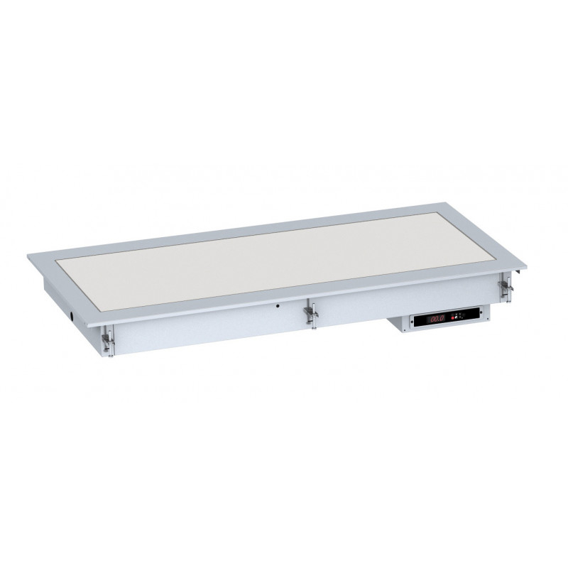 Plaque Chauffante Vitrocéramique Drop-In Blanche - 2 à 5 x GN 1/1 - Combisteel