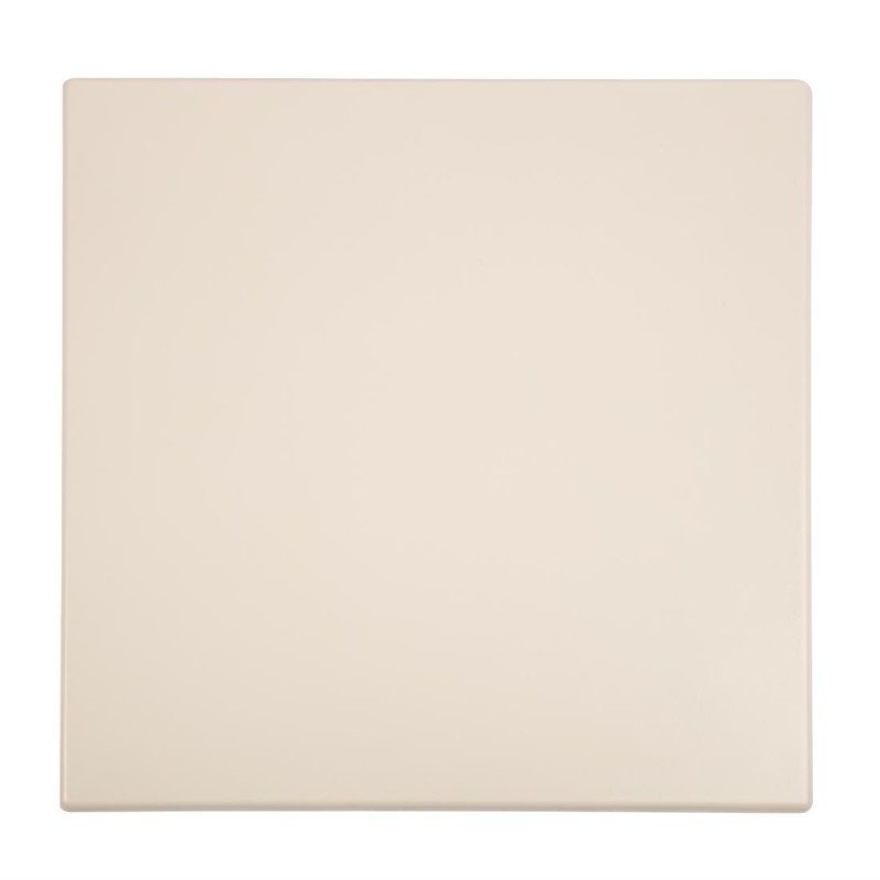 Plateau de table carré blanc 600 mm - Bolero