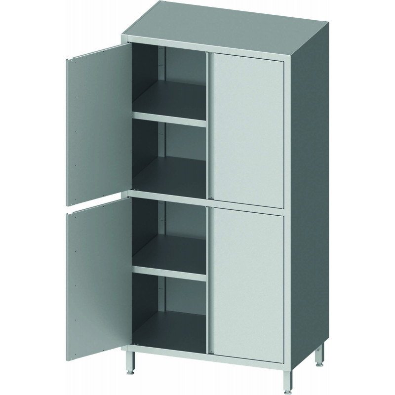 Armoire Haute Inox 4 Portes - Gamme 500 - Hauteur 1800 & 2000 - Stalgast