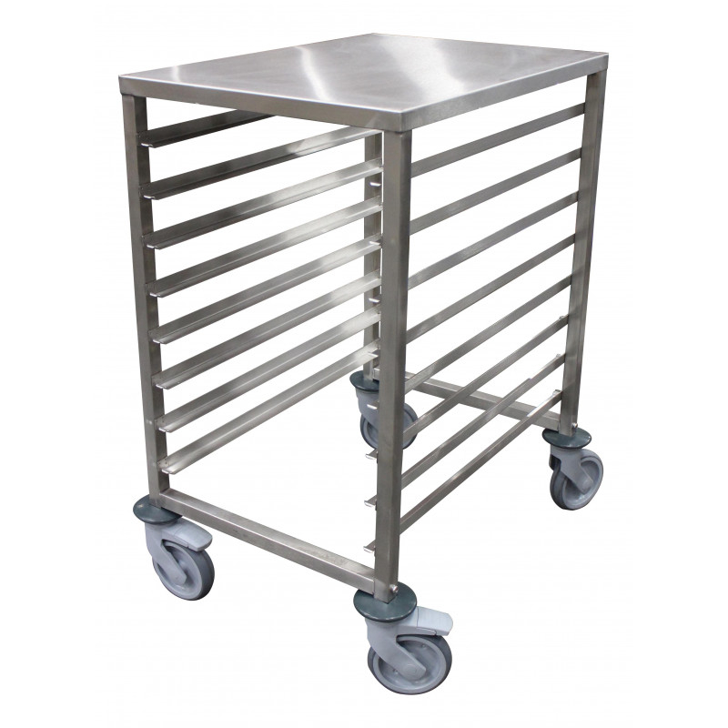 Chariot bas inox pour bacs GN1/1 - L2G