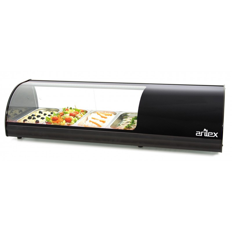 Vitrine Réfrigérée avec 4 Bacs GN 1/3 - Arilex
