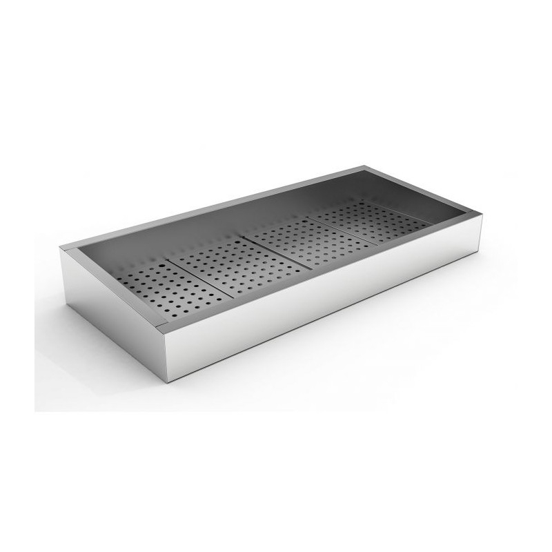 Bac à Glace Pilée Incliné 4/1GN - Combisteel