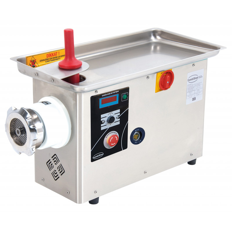 Hachoir à Viande avec Tête en Acier Réfrigérée Inoxydable - 600 Kg/H - Combisteel