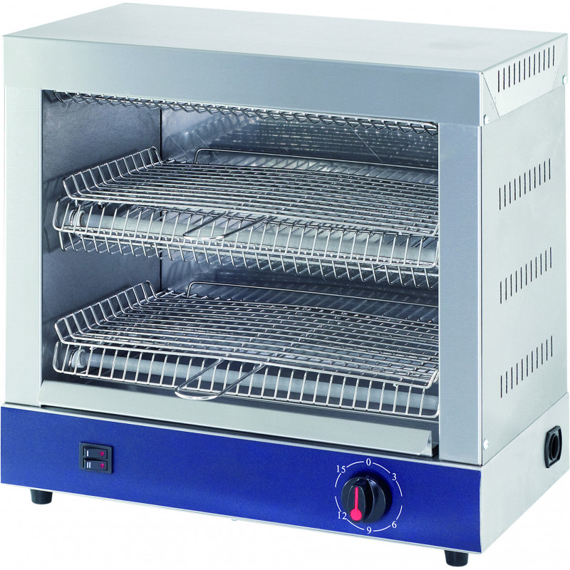 Toaster Professionnel en Inox 2 Niveaux 3 Kw - Stalgast