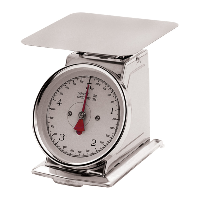 BALANCE MECANIQUE AVEC BOL INOX AMOVIBLE D.200 MM-L2G
