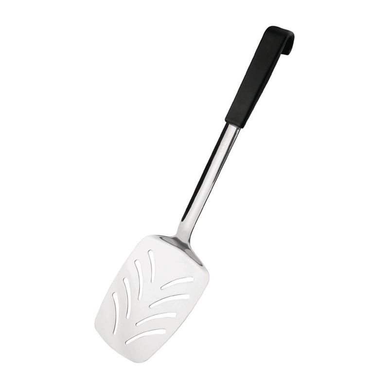 Pelle pour cuisine ajourée manche noir 340 mm - Vogue