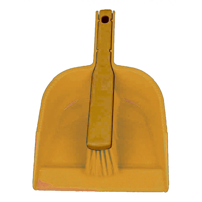 Kit de Nettoyage Pelle et Balayette de Couleur Jaune - L2G