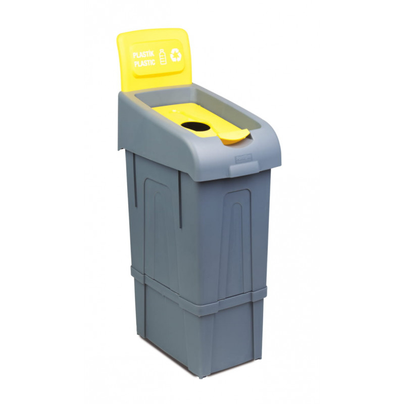 Poubelle Tri Plastique - 80 L - Combisteel
