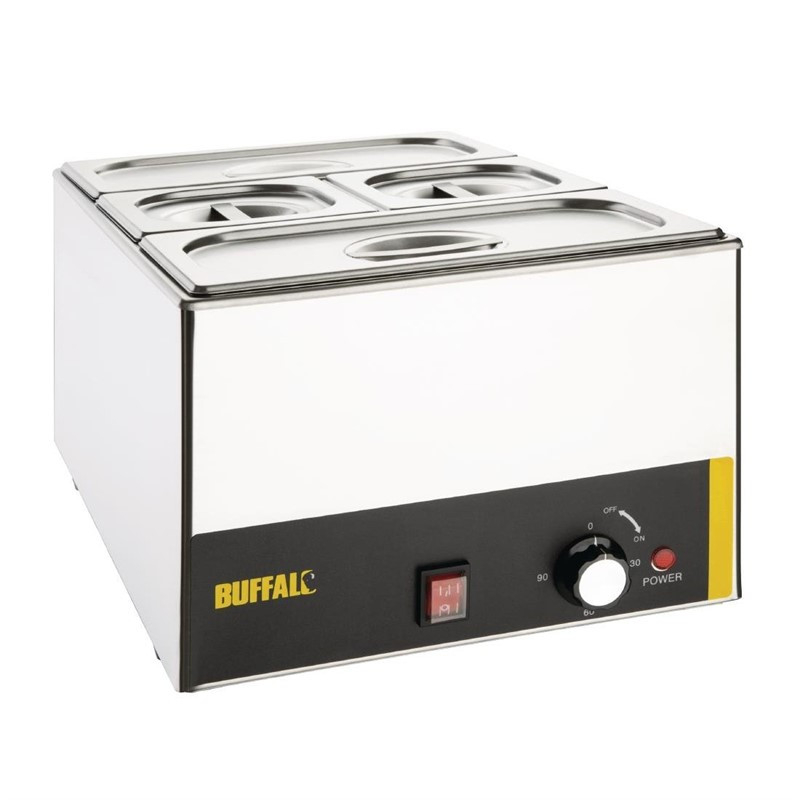 Bain Marie Electrique 2 x GN 1/3 et 2 x GN 1/6 - Buffalo